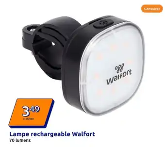 Action Lampe rechargeable Walfort offre