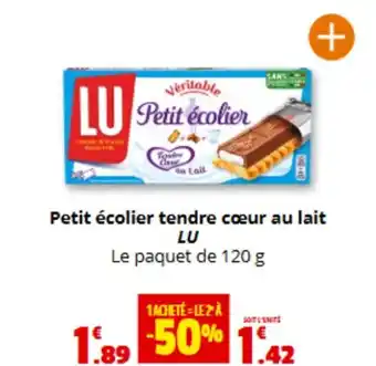 Coccinelle Express LU Petit écolier tendre cœur au lait offre