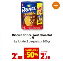 Coccinelle Express LU Biscuit Prince goût chocolat offre