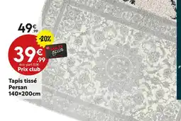 Maxi Bazar Tapis tissé Persan 140x200cm offre