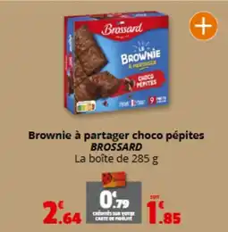 Coccinelle Express BROSSARD Brownie à partager choco pépites offre