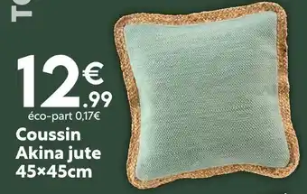 Maxi Bazar Coussin Akina jute offre