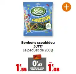 Coccinelle Express LUTTI Bonbons scoubidou offre