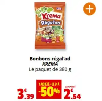 Coccinelle Express KREMA Bonbons régal'ad offre