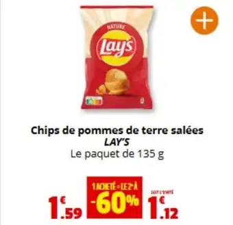 Coccinelle Express LAY'S Chips de pommes de terre salées offre