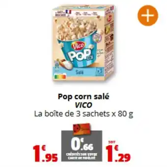 Coccinelle Express VICO Pop corn salé offre