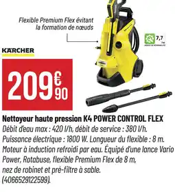 Bricorama Nettoyeur haute pression K4 POWER CONTROL FLEX KÄRCHER offre