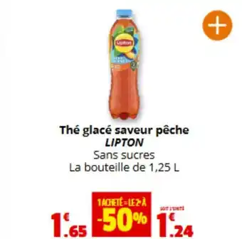 Coccinelle Express LIPTON Thé glacé saveur pêche offre