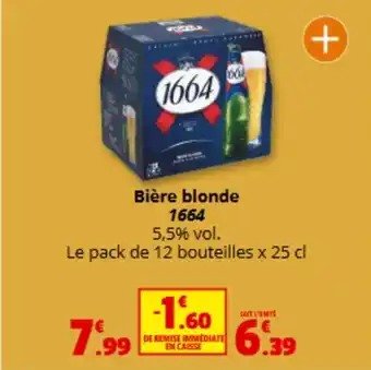 Coccinelle Express 1664 Bière blonde offre