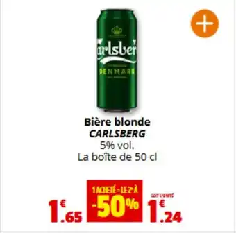 Coccinelle Express CARLSBERG Bière blonde offre