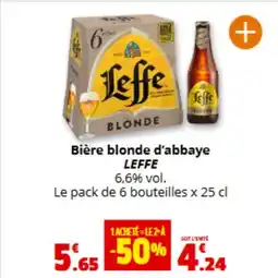 Coccinelle Express LEFFE Bière blonde d'abbaye offre