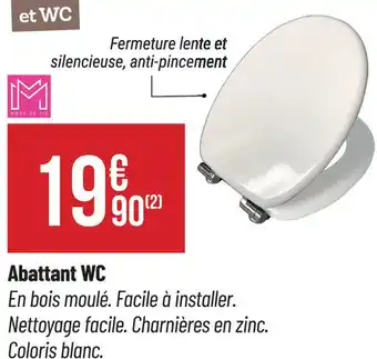 Bricorama Abattant WC offre