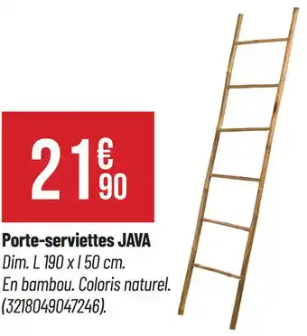 Bricorama Porte-serviettes JAVA offre