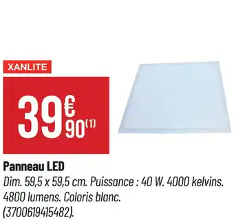 Bricorama Panneau LED offre