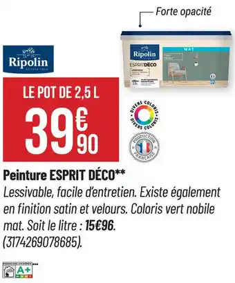 Bricorama Peinture ESPRIT DÉCO offre