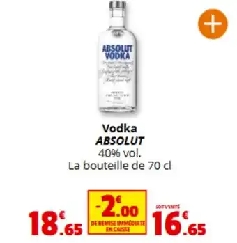 Coccinelle Express ABSOLUT Vodka offre