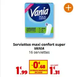 Coccinelle Express VANIA Serviettes maxi confort super offre