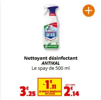 Coccinelle Express ANTIKAL Nettoyant désinfectant offre