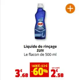 Coccinelle Express SUN Liquide de rinçage offre