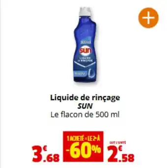 Coccinelle Express SUN Liquide de rinçage offre