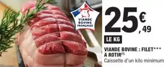 E.Leclerc Viande bovine : filet a rotir offre