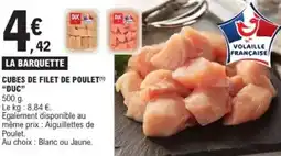 E.Leclerc Cubes de filet de poulet duc offre