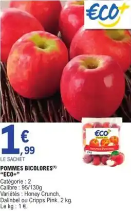 E.Leclerc Pommes bicolores eco+ offre