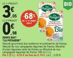 E.Leclerc Soupe bio la potagere offre