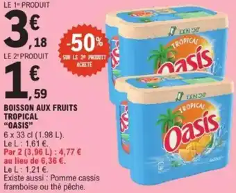 E.Leclerc Boisson aux fruits tropical oasis offre