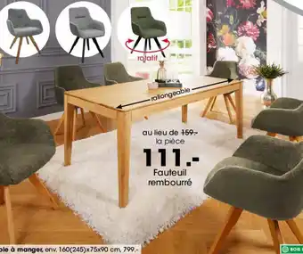 Möbel Martin Fauteuil rembourré offre