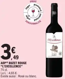 E.Leclerc Aop buzet rouge l'excellence offre