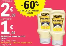 E.Leclerc Mayonnaise american style heinz offre