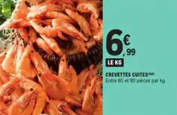 E.Leclerc Crevettes cuites offre