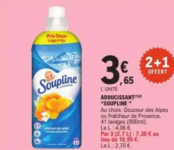 E.Leclerc Adoucissant Soupline offre