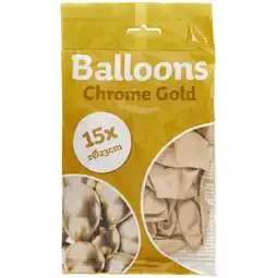 Action Ballons chromés offre