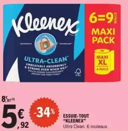 E.Leclerc Essuie-tout kleenex offre