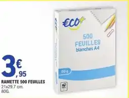 E.Leclerc Ramette 500 feuilles offre