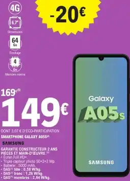 E.Leclerc Smartphone galaxy a05s samsung offre