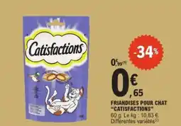 E.Leclerc Friandises pour chat catisfactions offre