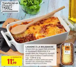 Intermarché Hyper Lasagne à la bolognaise offre