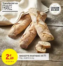 Intermarché Hyper Baguette rustique x4 offre