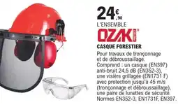 E.Leclerc Brico OZAKI Casque forestier offre