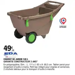 E.Leclerc Brico EDA Chariot de jardin offre