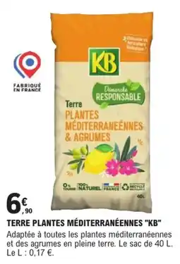 E.Leclerc Brico KB Terre plantes méditerranéennes offre