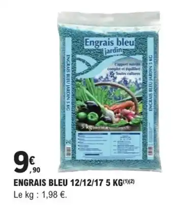 E.Leclerc Brico Engrais bleu 12/12/17 offre