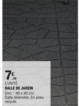 E.Leclerc Brico Dalle de jardin offre