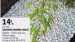 E.Leclerc Brico Graviers marbre roulé offre