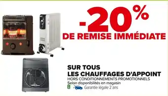 Carrefour Sur tous les chauffages d'appoint offre