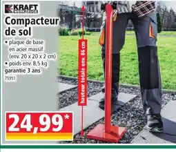 Norma KRAFT Compacteur de sol offre