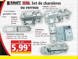 Norma KRAFT XXL Set de charnières offre